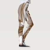 LOVE GEOMESKY ANIMALS elephant BY MASANSER Leggings (Rechts)