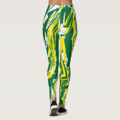 LOVE GEOMESKY ANIMALS gorilla BY MASANSER Leggings (Achterkant)