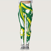 LOVE GEOMESKY ANIMALS gorilla BY MASANSER Leggings (Voorkant)