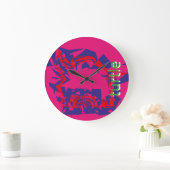 LOVE GEOMESKY ANIMALS turtle BY MASANSER Grote Klok (Huis)