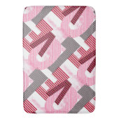 Love Geometric Magenta Letter Badmat (Voorkant Verticaal)