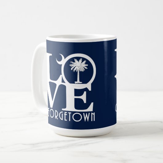 LOVE Georgetown (Groot) Koffiemok (Voorkant links)