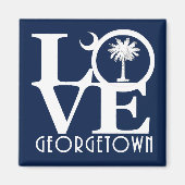 LOVE Georgetown SC Magneet (Voorkant)