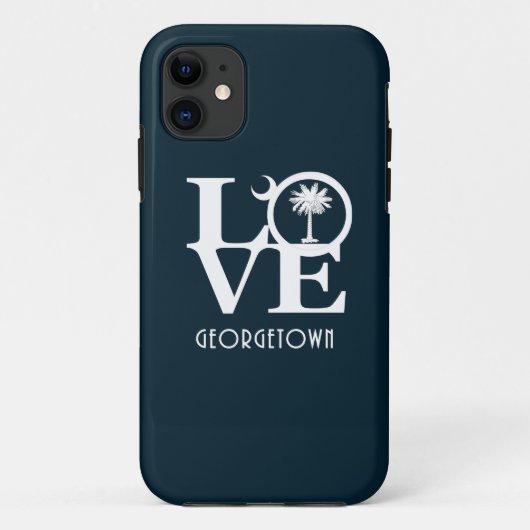 LOVE Georgetown South Carolina Case-Mate iPhone Case (Achterkant)