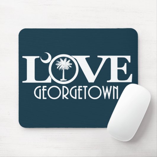 LOVE Georgetown South Carolina Muismat (Met muis)