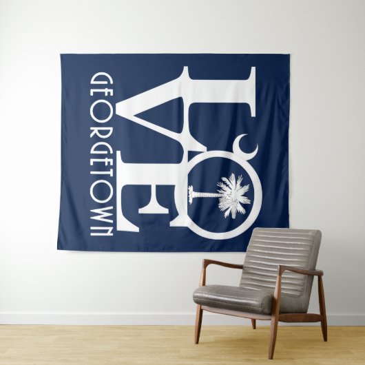 LOVE Georgetown South Carolina Wandkleed (In Situ (horizontaal))