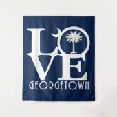 LOVE Georgetown South Carolina Wandkleed (Voorkant)