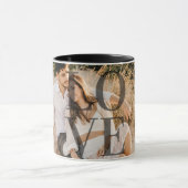 "LOVE" gepersonaliseerd Volledige foto lay-out Mok (Midden)