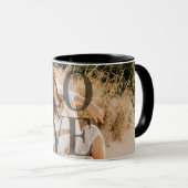 "LOVE" gepersonaliseerd Volledige foto lay-out Mok (Voorkant rechts)