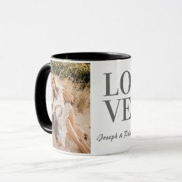 "LOVE" gepersonaliseerd Volledige foto lay-out & n Mok