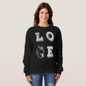 Love German Shepherd Love Dogs Dog Trui (Voorkant volledig)
