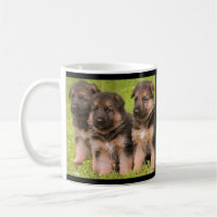 Love German Shepherd Puppy Dogs Coffee Mok