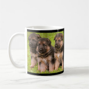 Love German Shepherd Puppy Dogs Coffee Mok