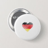 Love Germany Pride Ronde Button 5,7 Cm (Voorkant /achterkant)