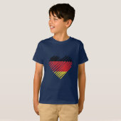 Love Germany Pride T-shirt (Voorkant volledig)