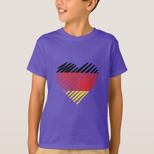 Love Germany Pride T-shirt (Voorkant)