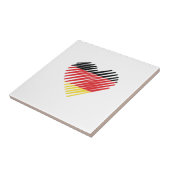 Love Germany Pride Tegeltje (Zijkant)