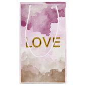 'LOVE' geschenktas (maat Small) Klein Cadeauzakje (Achterkant)