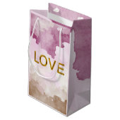 'LOVE' geschenktas (maat Small) Klein Cadeauzakje (Achterkant Gekanteld)