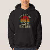 Love Getting High Drone Pilot Remote Pilot Quadcop Hoodie (Voorkant)