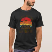 Love Getting High Drone Pilot Remote Pilot Quadcop T-shirt (Voorkant)