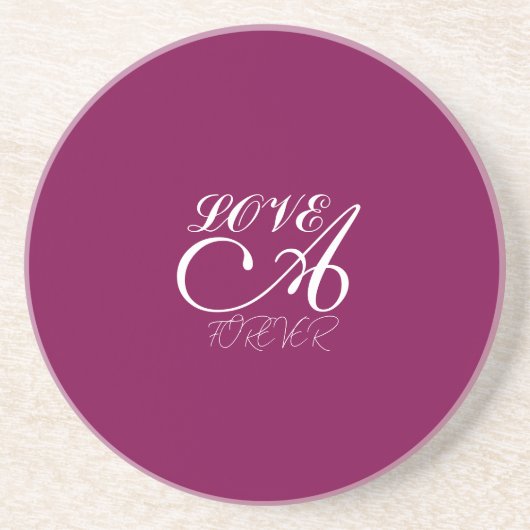 LOVE GIFT FOR MOM DAD SISTER DAUGHTER BROTHER ZANDSTEEN ONDERZETTER (Voorkant)