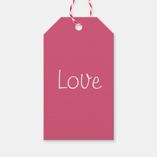 Love Gift Labels Cadeaulabel (Voorkant)
