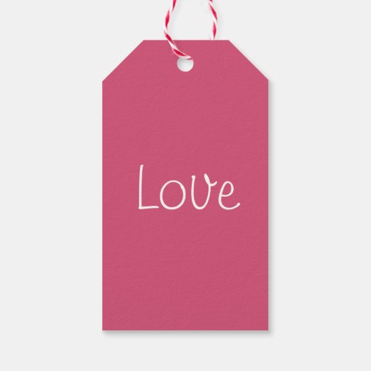 Love Gift Labels Cadeaulabel (Achterkant)