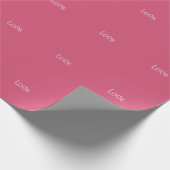Love Gift Wrapping Paper Cadeaupapier (Hoek)