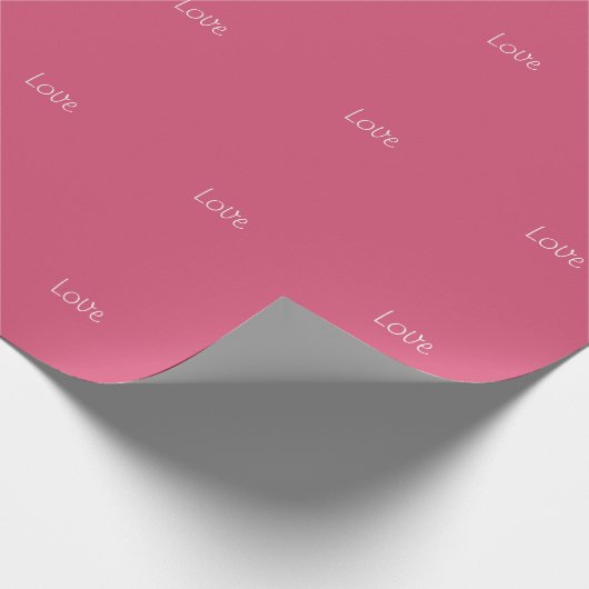Love Gift Wrapping Paper Cadeaupapier (Hoek)