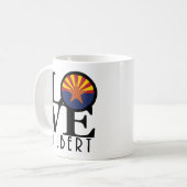 LOVE Gilbert Arizona 11oz Koffiemok (Voorkant links)