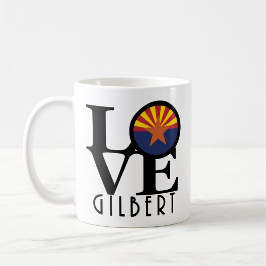 LOVE Gilbert Arizona 11oz Koffiemok (Links)