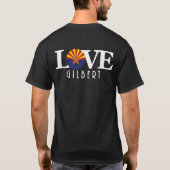 LOVE Gilbert Arizona (achterafdruk) T-shirt (Achterkant)