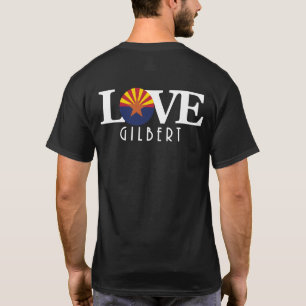 LOVE Gilbert Arizona (achterafdruk) T-shirt