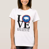LOVE Gillette Wyoming T-shirt (Voorkant)