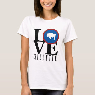 LOVE Gillette Wyoming T-shirt