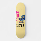 LOVE × GIRAFFE - Custom Persoonlijk Skateboard (Voorkant)