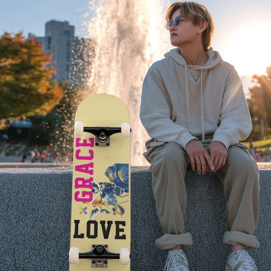 LOVE × GIRAFFE - Custom Persoonlijk Skateboard
