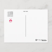 Love girl Newyears Briefkaart (Achterkant)