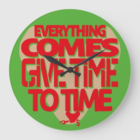 LOVE GIVE TIME TO TIME BY MASANSER GROTE KLOK (Voorkant)