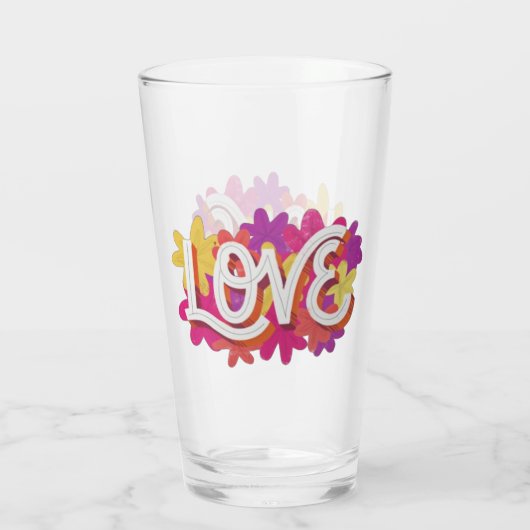 LOVE Glass Glas (Achterkant)