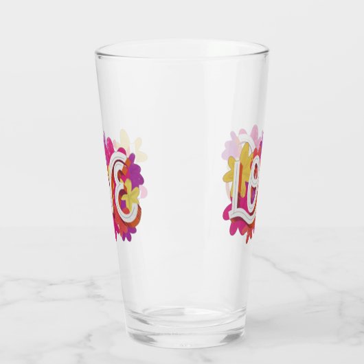 LOVE Glass Glas (Links)