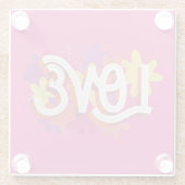 LOVE Glass Onderzetter (Achterkant)