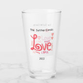 LOVE Glass Tumbler (Achterkant)