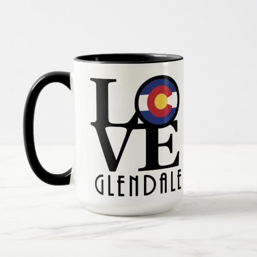 LOVE Glendale Colorado 15oz Mok (Links)