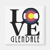 LOVE Glendale Colorado Magneet (Voorkant)