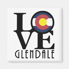 LOVE Glendale Colorado Magneet
