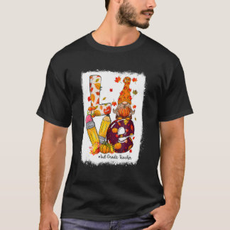Love Gnome 2e klas leraar herfst Herfst Thanksgiv T-shirt