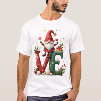 LOVE Gnome Christmas T-shirt