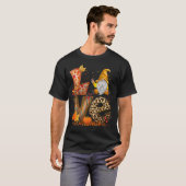 LOVE Gnome Herfst Pompoen Thanksgiving T-shirt (Voorkant volledig)
